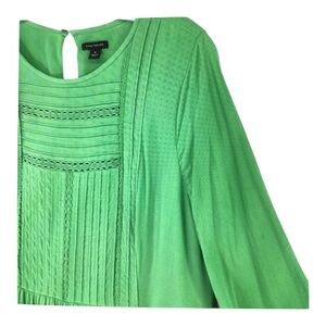 Ann Taylor Vibrant Green Blouse